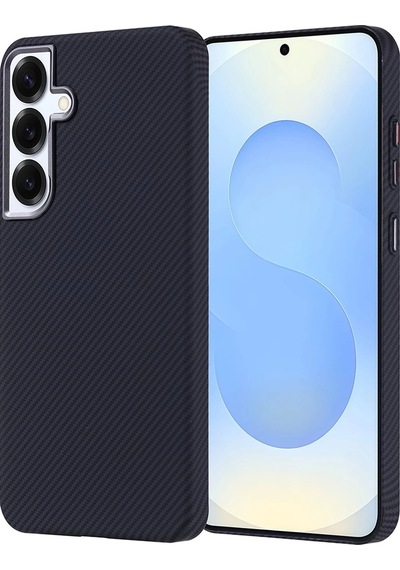 Galaxy Uyumlu S25 Plus Kılıf M-safe Şarj Özellikli Karbon Fiber Görünümlü Zore Nekst Kapak Çok Renkli