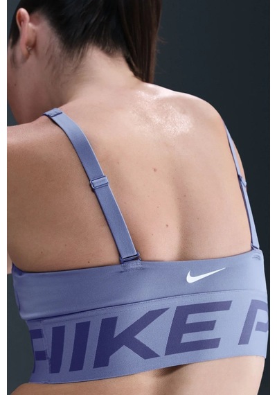 Hf7324-499 Nike Pro Indy Plunge-support Bra Pedli Kadın Spor Bra Lacivert
