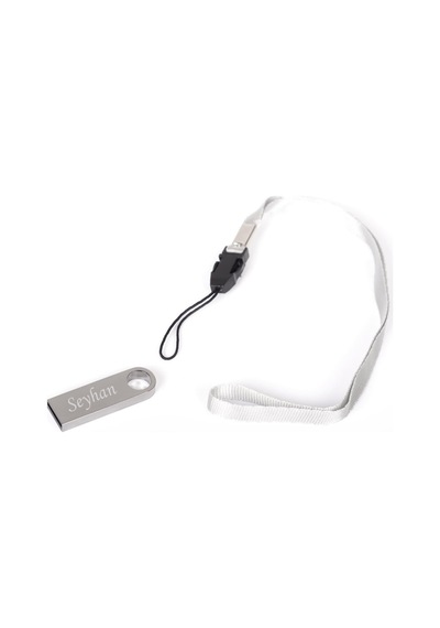 Kişiye Özel F-140-16 Füme Metal Usb Bellek 16 Gb