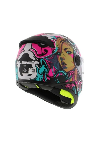 Çocuk Kask Ls2 Kıd Cyberg Mat Mor Orjinal M Çok Renkli