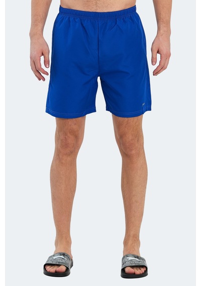 Slazenger Rabı In Erkek Cepli Deniz Şortu Saks Mavi Mayo Saks Mavi