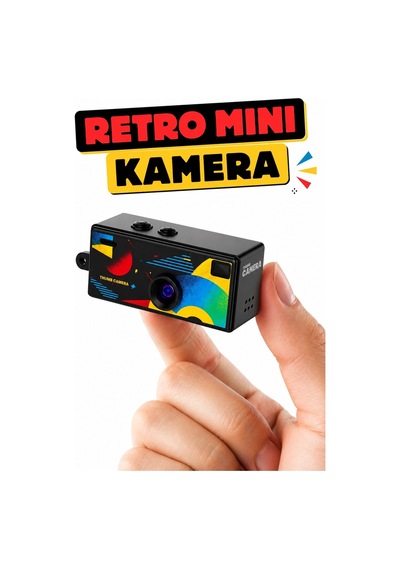 Robeve 1080p Hd Video Kayıt 130 Geniş Açı Retro Mini Dijital Kamera