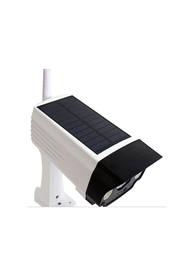 Güneş Enerjili 20w Led'li Gerçekçi Maket Kamera - Caydırıcı Sahte Kamera