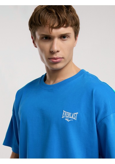 Everlast Ever Essentials Oversize Mavi Erkek Tişört Mavi