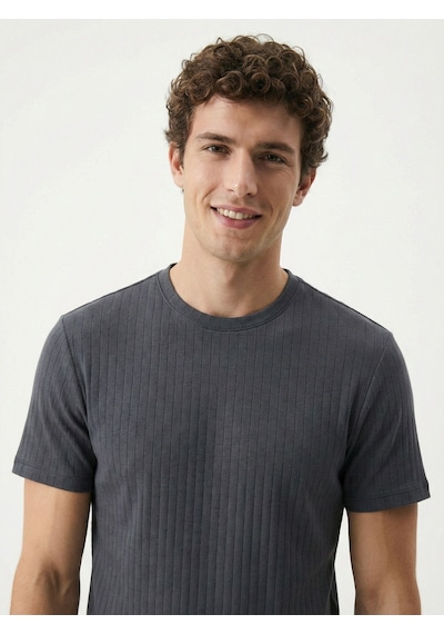 LOFT Regular Fit Erkek Tshirt K.kol Lf2043667 Q1.v1 Antrasit