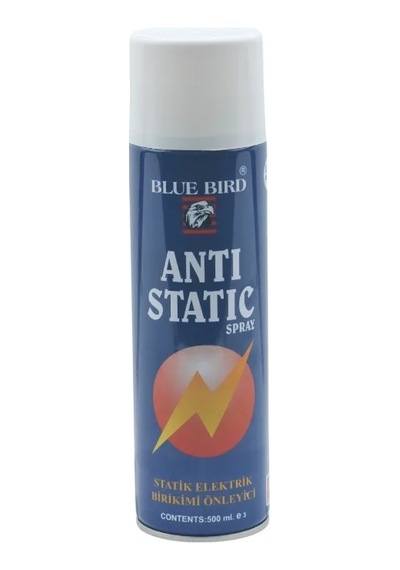 Bluebird Anti Static Elektrik Önleyici Sprey 500 Ml.