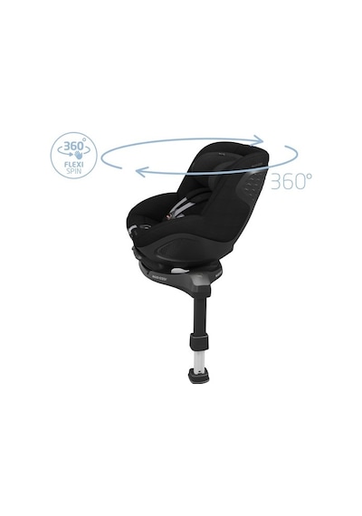 Maxi-cosi Mica 360 Pro I-size Slidetech Kızaklı İsofix'li Dönebilir Yatabilir 0-18 Kg Bebek Oto Koltuğu Authentic Black