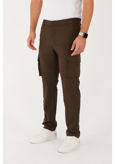 Camp Scoutland Camp528 Outdoor Tactical Su İticili Likralı Yazlık Erkek Taktik Pantolon Haki