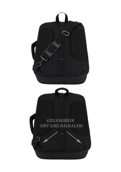 Laptop Sırt Çantası Kapitone Detay Usb Aparatlı Omuz Askılı Su Geçirmez 15.6" İnç 8683255014156 Siyah