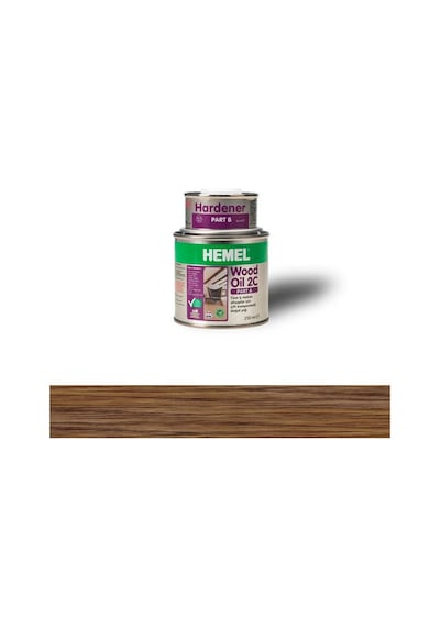 Hemel 15740 Wood Oil 2C Ahşap İçin Doğal Yağ 300ml Dark Oak