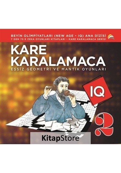 Kare Karalamaca 2 ve 7'den 70'e Zeka Oyunları Kitapları-Eşsiz Geometri ve Mantık Oyunları - Ahmet Karaçam - Ekinoks