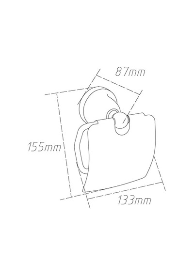 Fause Kapaklı Tuvalet Kağıtlık Pandora Altın Gold 16.5 x 12.2 x 11.2 CM