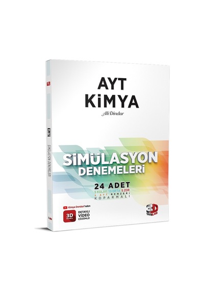 3D Yayınları Ayt Kimya Simülasyon Denemeleri 2023 N11.19522