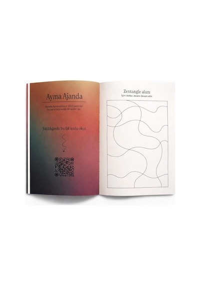 Ayrex Kahverengi Noktalı Defter & Tarihsiz Aylık Planlayıcı & Bullet Journal Genel