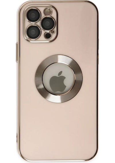 Newface Apple Uyumlu İphone 12 Pro Kılıf Store Silikon - Pembe