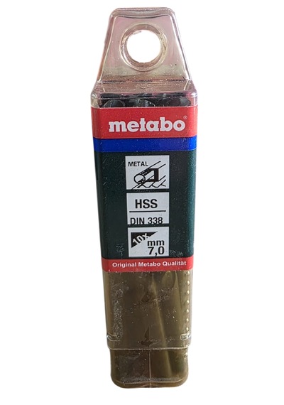 Metabo 7 Mm Hss-r 27760 Dın 338 Metal Matkap Ucu 10 Adet