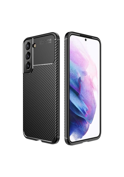 Samsung Uyumlu Galaxy S22 Plus Kılıf Zore Negro Silikon Kapak-Siyah
