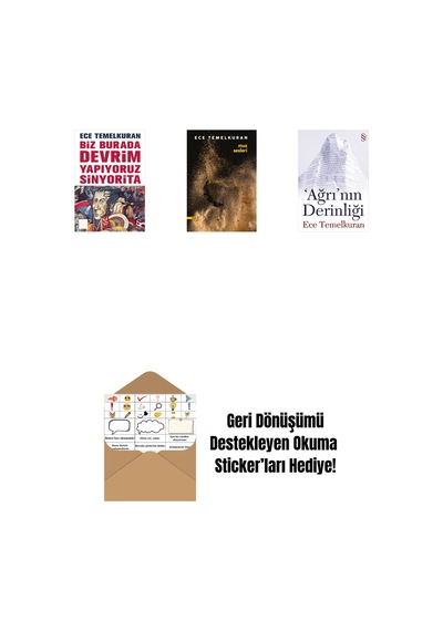 Biz Burada Devrim Yapıyoruz Sinyorita Cep Boy + Muz Sesleri + 'ağrı'nın Derinliği + Okuma Sticker'ları