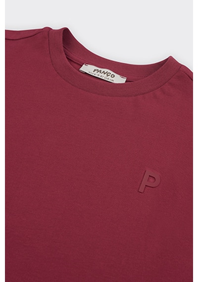 Unisex Çocuk Kısa Kollu Bordo Tişört 3886876 9931BK05001