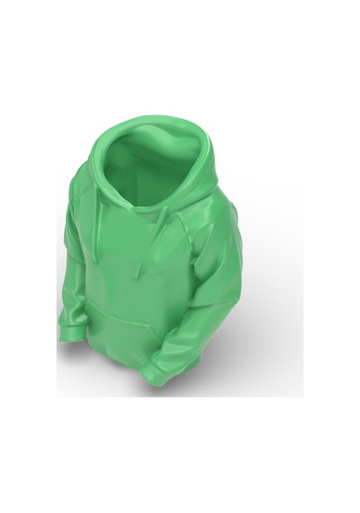 Hoodie Tasarımlı Dekoratif Kalemlik Yeşil