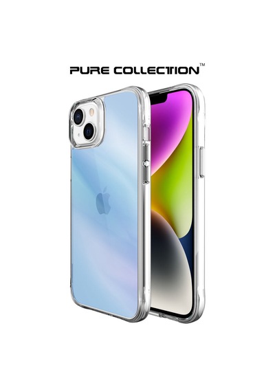 Bix iPhone Uyumlu 13 / 14 Pure Rainbow Renk Geçişli Şeffaf Kılıf Çizilmeye Dayanıklı Darbe Emici Parmak İzi Önleyici Mavi Bix iPhone Uyumlu 13 / 14 Pure Rainbow Renk Geçişli Şeffaf Kılıf Çizilmeye Dayanıklı Darbe Emici Parmak İzi Önleyici Mavi