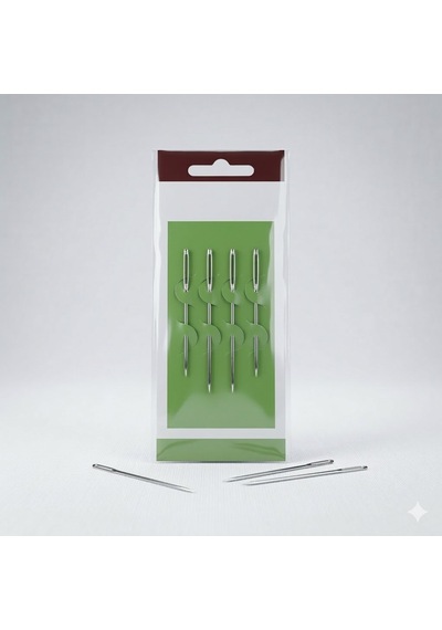 3 Adet Metal Yün İğnesi 3 Paket X 4 Adet