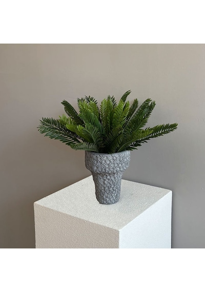 Yapay Bitki Cycas Demet Küçük Yeşil 45 Cm