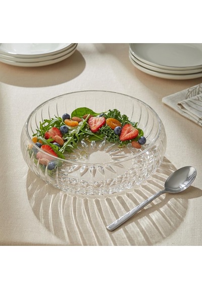 El Yapımı Büyük Boy Cam Salata Kasesi -%100 Üfleme Cam Sanatı Dekoratif Çerezlik Ve Meyvelik - 24 Cm Diğer