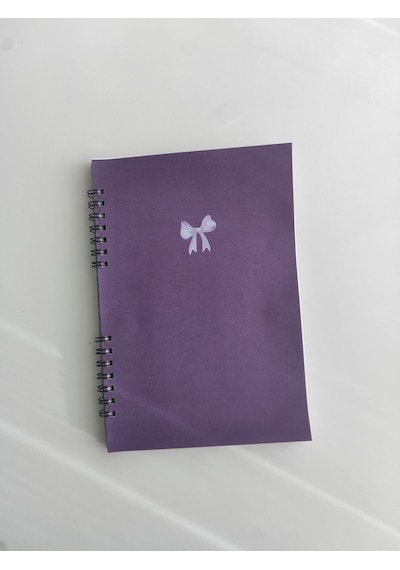 Çizgisiz Defter, Not Defteri, Okul Defteri Mor