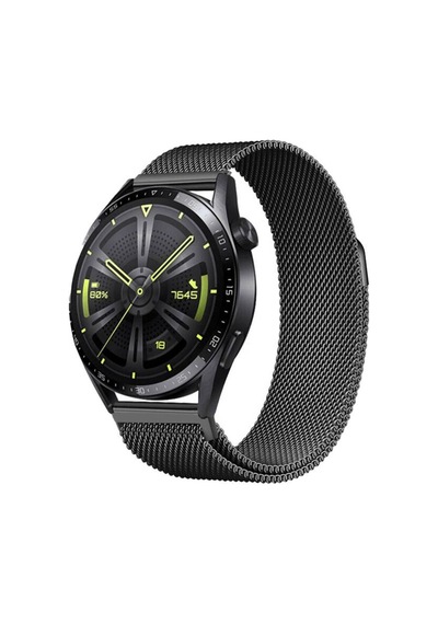 Samsung Uyumlu Galaxy Watch Active 2 44mm Band-12 20mm Metal Hasır Kordon