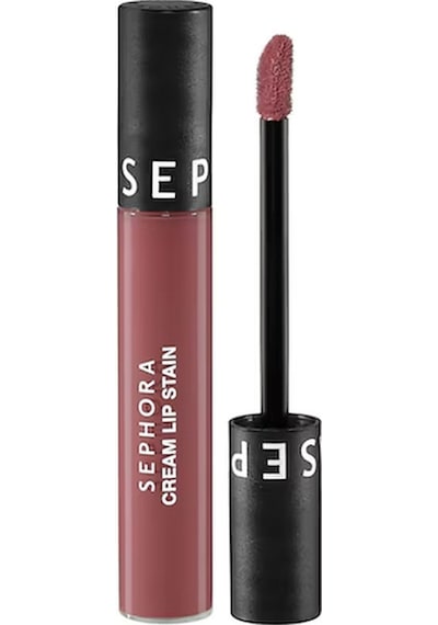 Sephora Cream Lip Stain Bulaşmayan Kadife Bitişli Ruj - Mat Likit Ruj - 121 Blush Addict 0