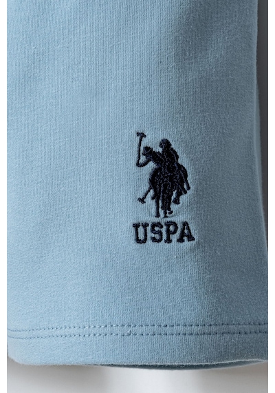 U.s. Polo Assn. Erkek Bebek Mavi Şort Takım Usb2868-c-v2 Mavi