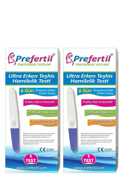 Ultra Erken Teşhis Gebelik/hamilelik Testi - 2 Kutu 2 Test