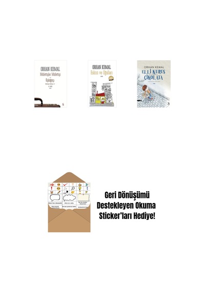 Müfettişler Müfettişi - Üçkâğıtçı 2 Kitap Bir Arada + Eskici Ve Oğulları Midi Boy + Elli Kuruş Çikolata + Okuma Sticker'ları