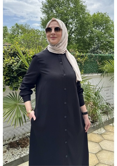 Rabia Şamlı Başak Pantolonlu Takım Siyah Normal
