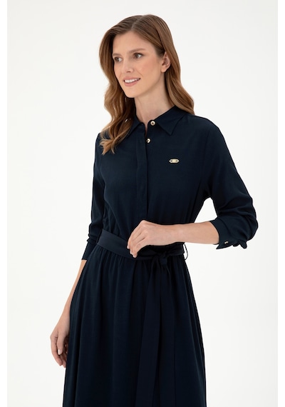 U.s. Polo Assn. Kadın Lacivert Elbise Dokuma 50289869-vr033 Lacivert