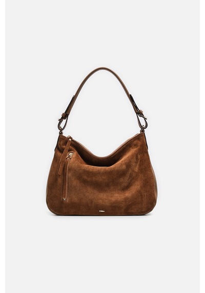K&s Süet Omuz Çantası Camel