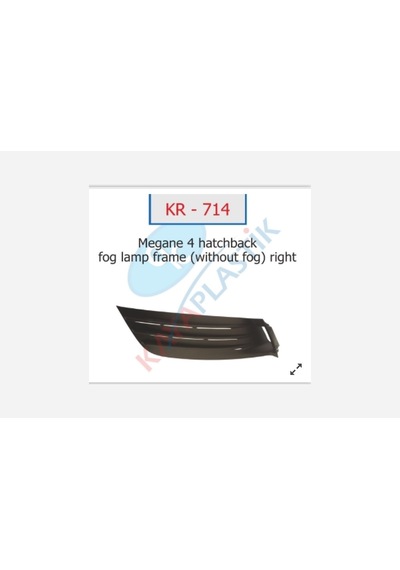Sis - 39 - Far Çerçevesi Sissiz Sağ Hatcback Model - Csmo-tex - Megane 4