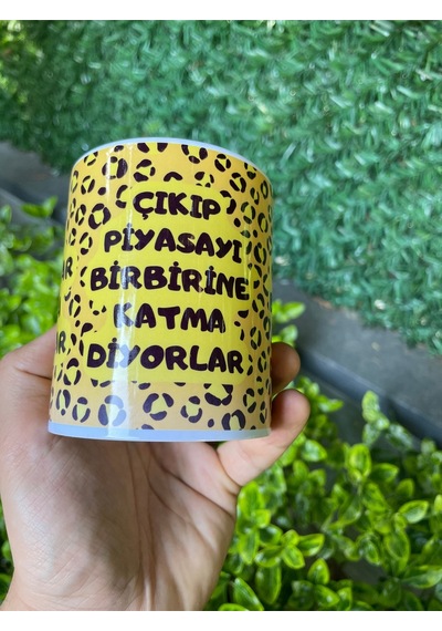 Abla Diyorlar Yapma Diyorlar Porselen Kupa Bardak Beyaz