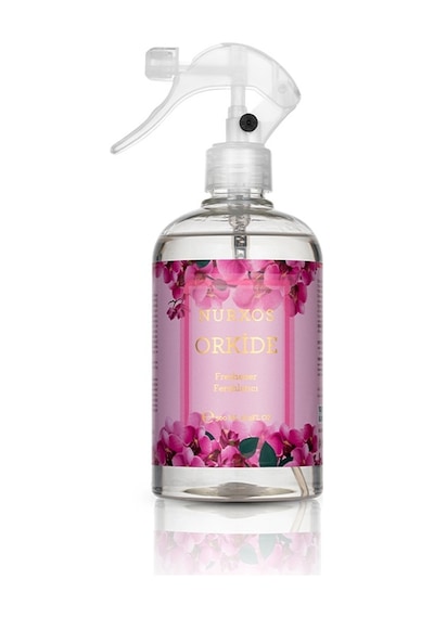 Nurxos 9683 Orkide Kutulu 2 Adet Kokulu Mum + Freshener Oda Spreyi
