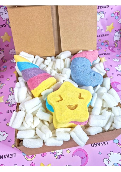Levand Dreamy Trio Bath Bombs Gift Set 285 ML