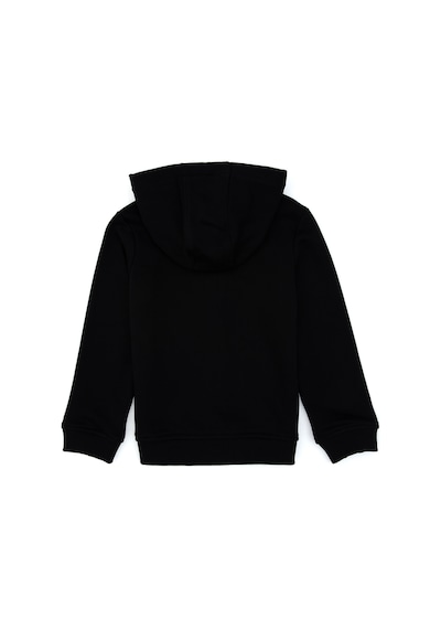 U.S. Polo Assn. Kız Çocuk Siyah Kapüşonlu Fermuarlı Basic Sweatshirt 50316837-VR046