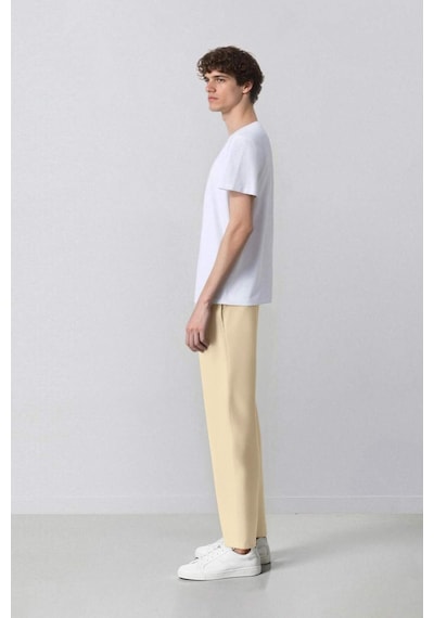 DeFacto Bol Rahat Kesim Wide Leg Yazlık Keten Pantolon C2727AX25SPBG760
