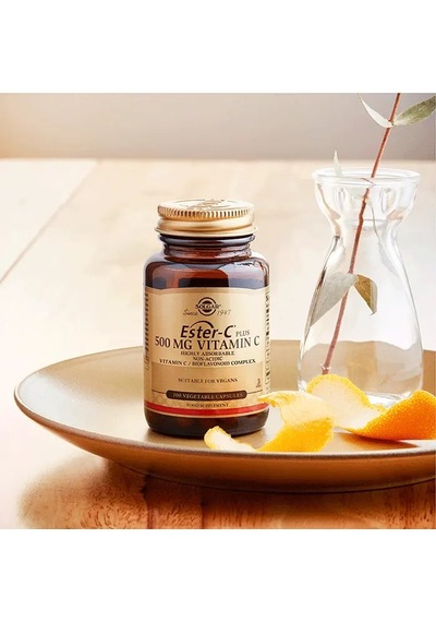 Solgar Ester-C 500 MG Takviye Edici Gıda 100 Kapsül 3 Adet