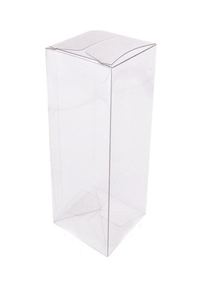 Şeffaf Asetat Kutu 5x5x20 Cm 10 Adet
