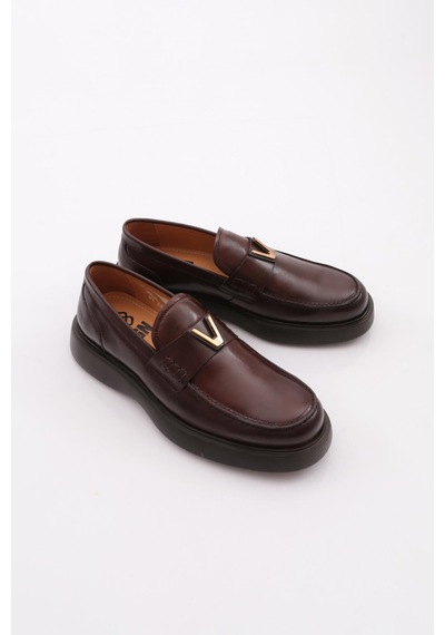 Dgn 6683 Erkek Loafer Ayakkabı Kahve