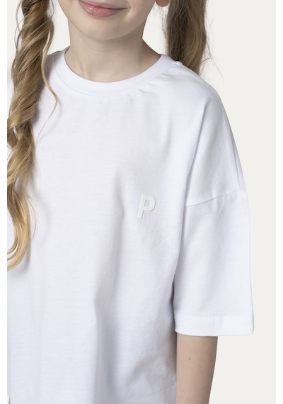 Unisex Çocuk Kısa Kollu Beyaz Tişört Çok Renkli 9931BK05001