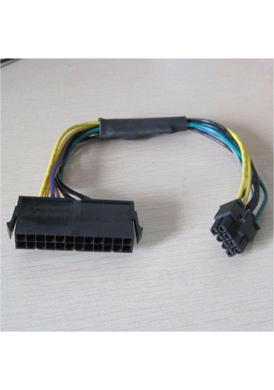 24 pin 8 pin çevirici Dell Uyumlu optiplex 3020 7020 9020 atx 8 pin power 24 pin kablo 30 cm
