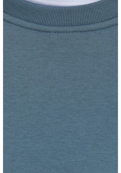 Tudors Unisex Relax Fit Rahat Kesim Pamuklu 3 İplik İçi Polarlı Gri Bisiklet Yaka Sweatshirt-37021 Gri Tudors Unisex Relax Fit Rahat Kesim Pamuklu 3 İplik İçi Polarlı Gri Bisiklet Yaka Sweatshirt-37021 Gri