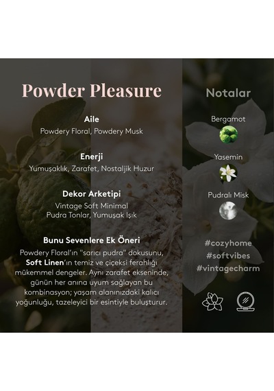 Limited Edition Çubuklu Oda Kokusu 250 Ml Powder Pleasure